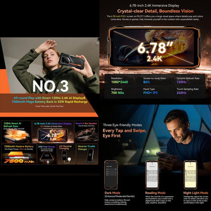 Blackview Oscal Pilot 3 Smartphone 12GB+256GB 5G Night Vision Camera