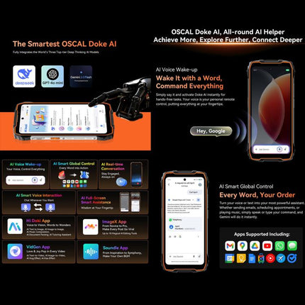 Blackview Oscal Pilot 3 Smartphone 12GB+256GB 5G Night Vision Camera