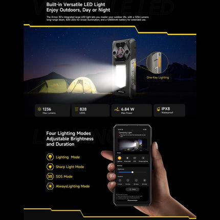 Ulefone Armor 30 Teléfono Rugged 12GB+512GB NightVision 4G by Ulefone