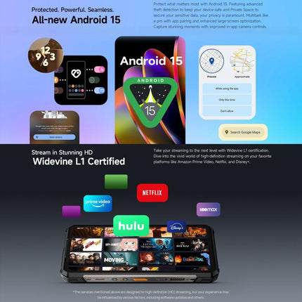 Ulefone Armor 34 Pro Rugged Phone 16GB+512GB Night Vision 5G by Ulefone