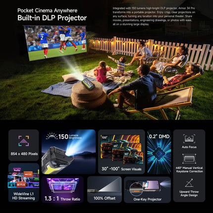 Ulefone Armor 34 Pro Rugged Phone 16GB+512GB Night Vision 5G by Ulefone