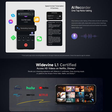 Ulefone Armor X16 Celular 6GB+128GB Visión Nocturna 4G