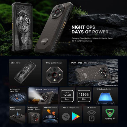 Ulefone Armor X16 Celular 6GB+128GB Visión Nocturna 4G