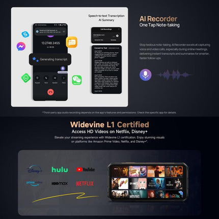 Ulefone Armor X16 Pro Smartphone 5GB+256GB 5GVisiónNocturna
