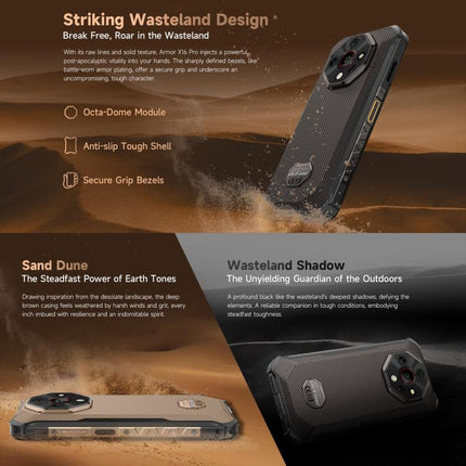 Ulefone Armor X16 Pro Smartphone 5GB+256GB 5GVisiónNocturna