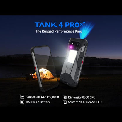 Unihertz Tank 4 Pro Smartphone 18GB+1TB 5G Visión Nocturna by Unihertz