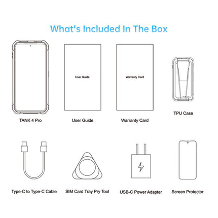 Unihertz Tank 4 Pro Smartphone 18GB+1TB 5G Visión Nocturna by Unihertz