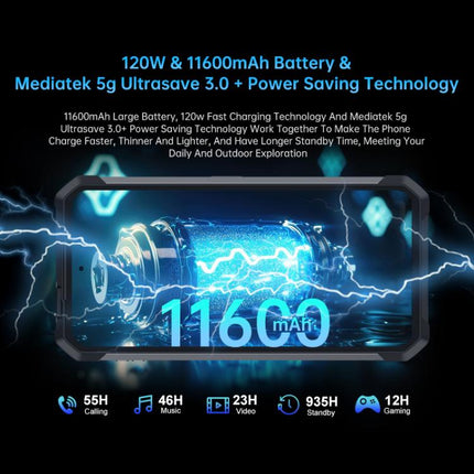Unihertz Tank 4 Pro Smartphone Visión Nocturna 16GB+512GB 5G by Unihertz