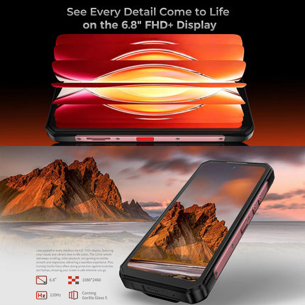 Oukitel WP56 Teléfono Rugerizado 12GB 512GB 16000mAh 6.8" 5G