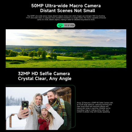 Ulefone Armor 33 Teléfono Resistente 12GB+512GB 6.95in 4G