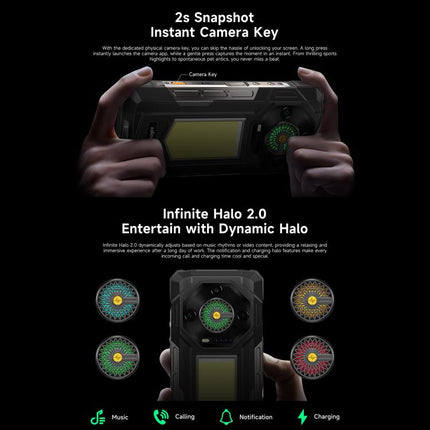 Ulefone Armor 33 Teléfono Resistente 12GB+512GB 6.95in 4G