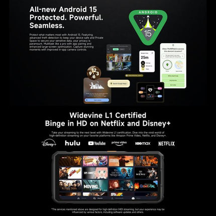 Ulefone Armor 33 Teléfono Resistente 12GB+512GB 6.95in 4G