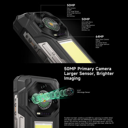 Ulefone Armor 33 Teléfono Resistente 12GB+512GB 6.95in 4G