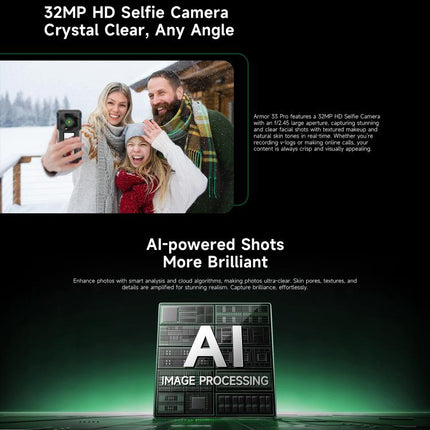 Ulefone Armor 33 Pro Phone 16GB+512GB Night Vision 5G by Ulefone