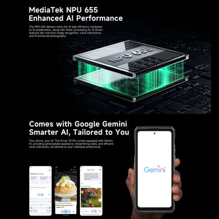 Ulefone Armor 33 Pro Phone 16GB+512GB Night Vision 5G by Ulefone