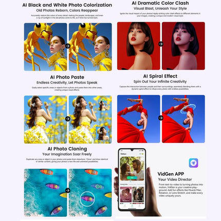 Blackview WAVE 9C Smartphone 4GB+128GB 6.56 Pulgadas 4G