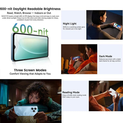 Blackview WAVE 9C Smartphone 4GB+128GB 6.56 Pulgadas 4G