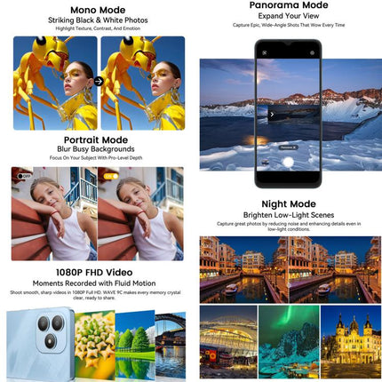 Blackview WAVE 9C Smartphone 4GB+128GB 6.56 Pulgadas 4G