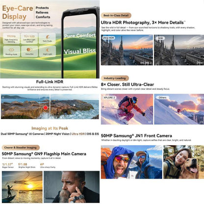 Blackview XPLORE 2 Teléfono 12GB+256GB 6.7 Android 15 5G