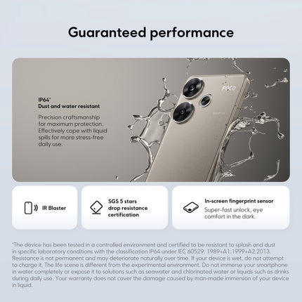 Xiaomi POCO F6 Global Teléfono 8GB+256GB Lector Huellas 5G