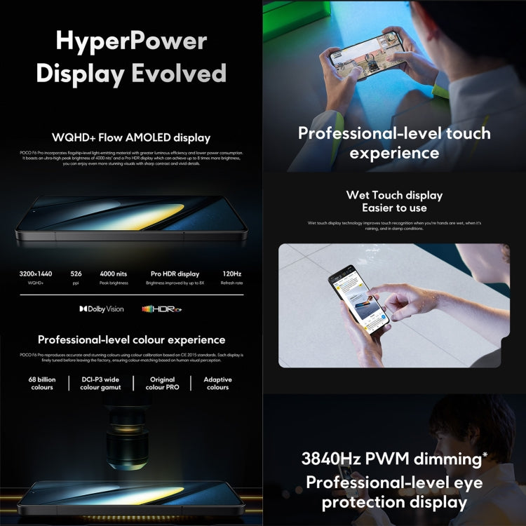 Xiaomi POCO F6 Pro Global, 12GB+512GB, Snapdragon 8 Gen 2, 5G