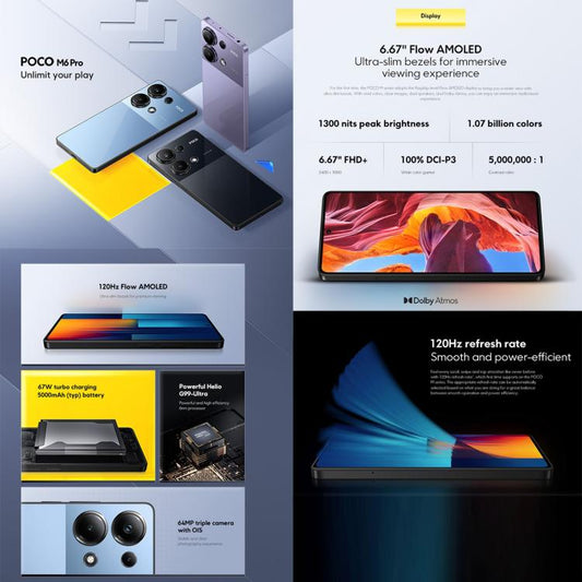 Xiaomi POCO M6 Pro Global, 8GB+256GB, 64MP, 5000mAh, 4G