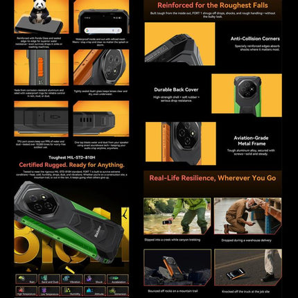 Blackview FORT 1 Smartphone 6GB+256GB 6.56Pulgadas Pro