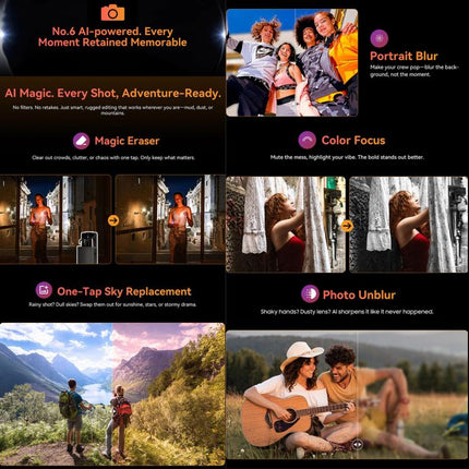 Blackview FORT 1 Smartphone 6GB+256GB 6.56Pulgadas Pro