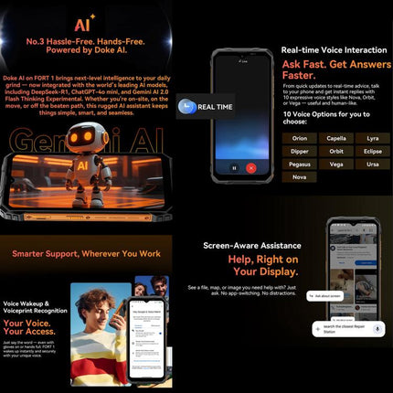 Blackview FORT 1 Smartphone 6GB+256GB 6.56Pulgadas Pro