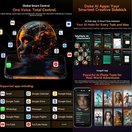 Blackview FORT 1 Smartphone 6GB+256GB 6.56Pulgadas Pro