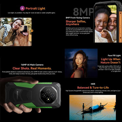 Blackview FORT 1 Smartphone 4GB+128GB Android 15 4G NFC by Blackview