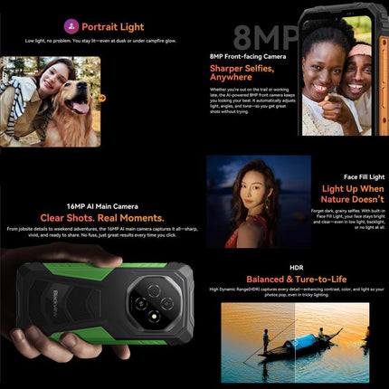 Blackview FORT 1 Smartphone 4GB+128GB Android 15 4G NFC