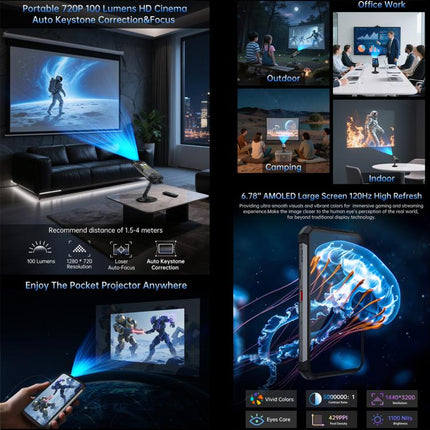 Unihertz 8849 Tank 4 Rugged Phone 12GB+512GB 5G Night Vision by Unihertz