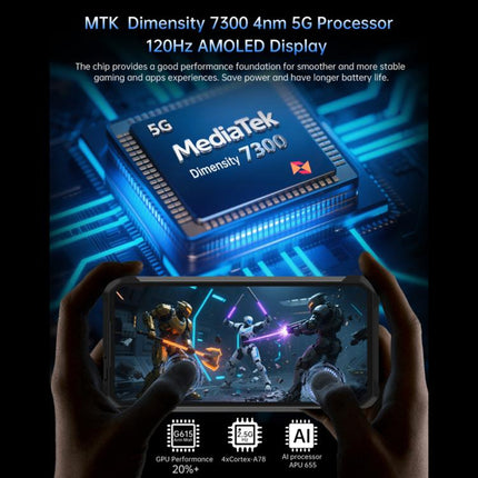 Unihertz 8849 Tank 4 Rugged Phone 12GB+512GB 5G Night Vision by Unihertz