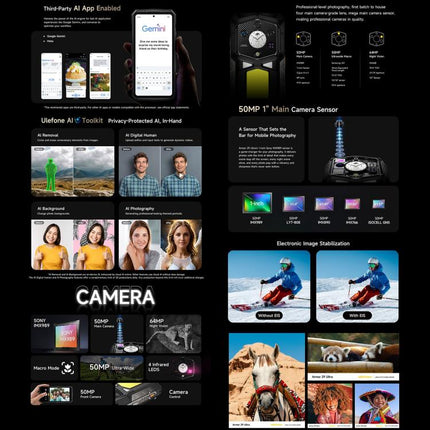Ulefone Armor 29 Ultra Teléfono 16GB+1TB 5G Visión Nocturna by Ulefone