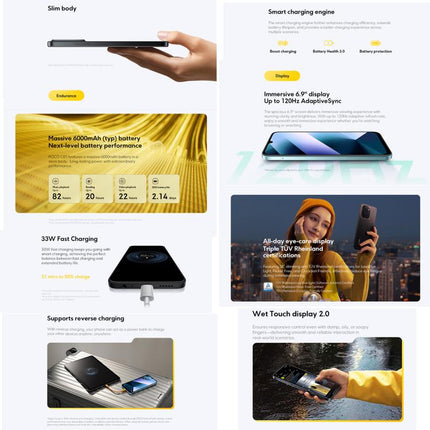 Xiaomi POCO C85 Global Smartphone 8GB+256GB 6000mAh