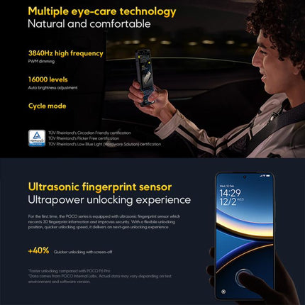 Xiaomi POCO F7 Global Teléfono 12GB+512GB InScreenFp5G