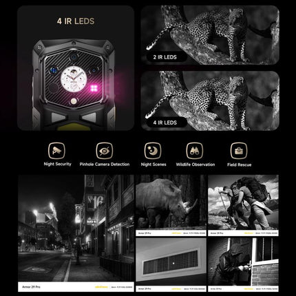 Ulefone Armor 29 Pro Thermal Version Smartphone 16GB+512GB 5G Night Vision