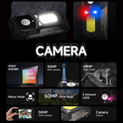 Ulefone Armor 29 Pro Smartphone 16GB+512GB Android 15 5G Visión Nocturna