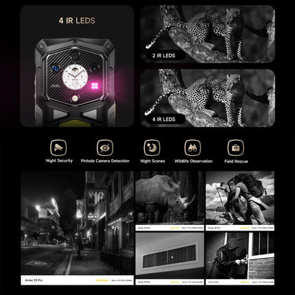 Ulefone Armor 29 Pro Smartphone 16GB+512GB Android 15 5G Visión Nocturna