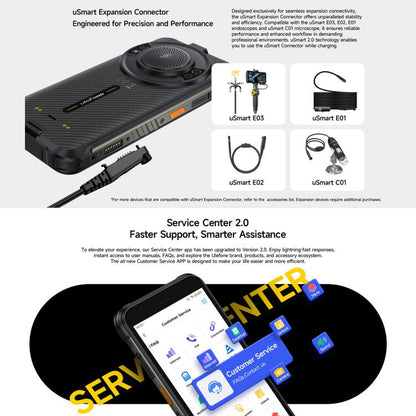 Ulefone RugKing Rugged Phone 8GB+256GB IP68 Android15 4G