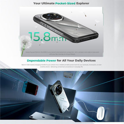 Oukitel WP62 Rugged Smartphone 16GB+512GB 108MP Cámara 5G Batería 11000 mAh