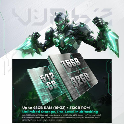 Oukitel WP62 Rugged Smartphone 16GB+512GB 108MP Cámara 5G Batería 11000 mAh