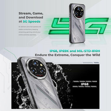 Oukitel WP62 Rugged Smartphone 16GB+512GB 108MP Cámara 5G Batería 11000 mAh