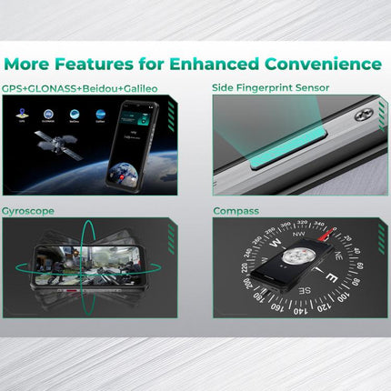 Oukitel WP62 Smartphone 12GB+512GB 108MP Cámara 5G Android 15 11000mAh Batería