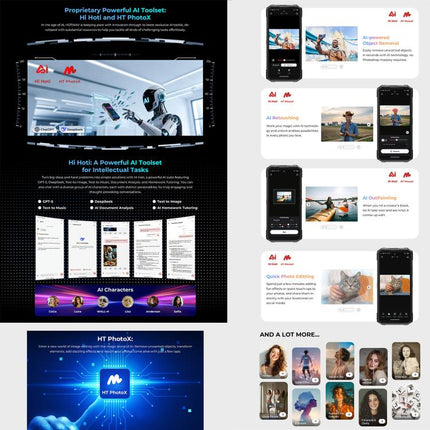 HOTWAV Hyper 8 Ultra Smartphone 12GB+512GB 5G Resistente A Golpes