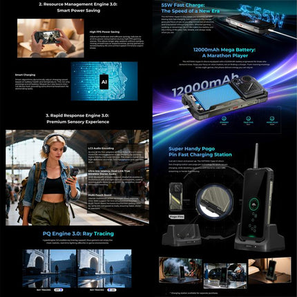 HOTWAV Hyper 8 Ultra Smartphone 12GB+512GB 5G Resistente A Golpes