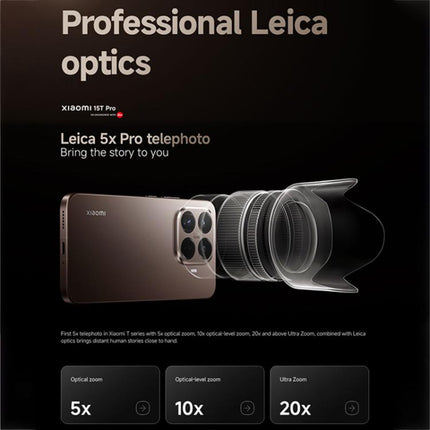 Xiaomi 15T Pro Global Smartphone 12GB+512GB 6.83in 5G Huella en Pantalla