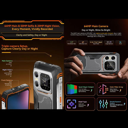 Blackview XPLORE 1 Smartphone 6.78in 16GB+512GB 5G Rendimiento