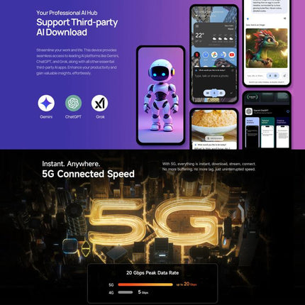 Ulefone Armor 34+ Smartphone 12GB+512GB 5G 6.95 Pulgadas Visión nocturna